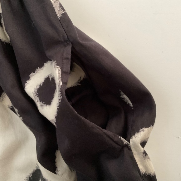 Lil By Anthropologie A-Line Shirt Dress Sz 2 Abstract Bold Retro Rockabilly Mod - Picture 11 of 13